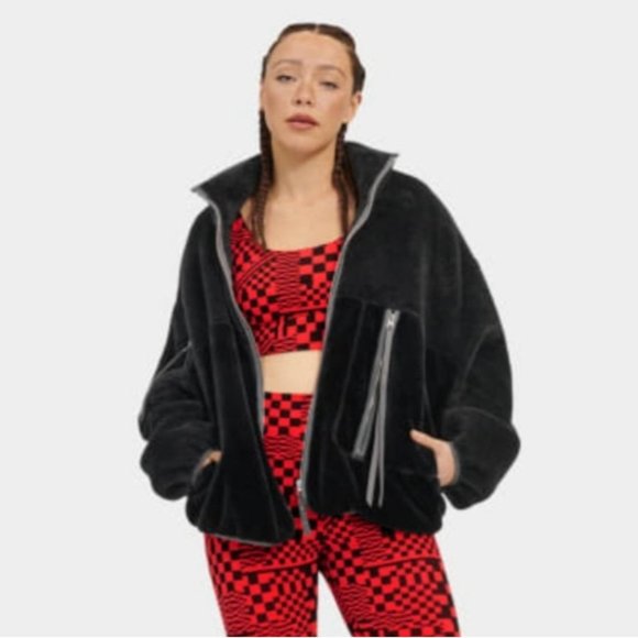 UGG Marlene Sherpa Jacket Size Large - Picture 5 of 9